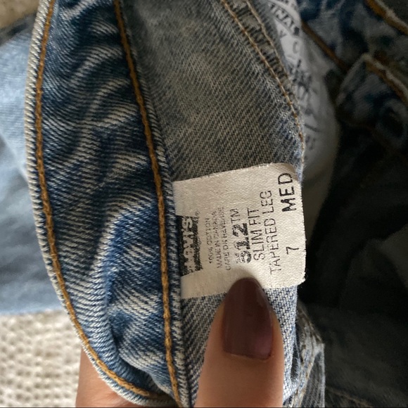 ❌SOLD❌ VTG Levi’s 512 Blue Wash 7M Waist 26” - Picture 9 of 9